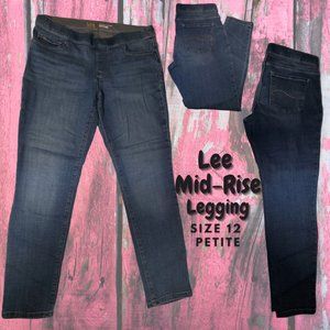 Women's Lee Mid-Rise Jegging Size 12 Petite